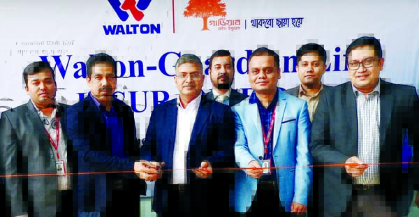 M M Monirul Alam, Managing Director of Guardian Life Insurance Limited, inaugurating a two-day exclusive programme for a clear idea about the importance of life insurance and the details of EasyLife (Digital Insurance), jointly organized with Walton Group