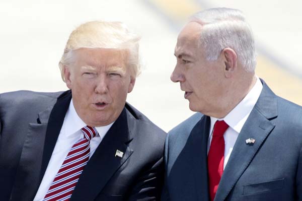Israeli Prime Minister Benjamin Netanyahu Â® and US President Donald Trump have developed a close relationship.