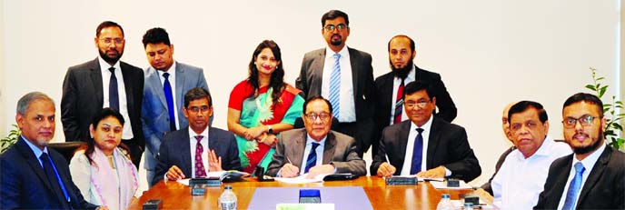A Rouf Chowdhury, Chairman of Bank Asia Securities Ltd, a majority-owned subsidiary of Bank Asia, signed the Company's Audited Financial Statement for the year ended on December 31, 2018 prior to the company's 8th Annual General Meeting held at Bank Asi