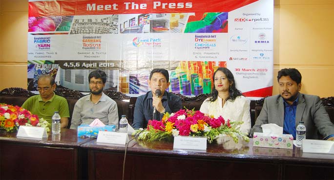 RedCarpet365 Limited organised a press conference at Chattogram Press Club on the occasion of 4th Bangladesh Int'l Garment & Textile Machinery Expo 2019 (BIGTEX) yesterday.