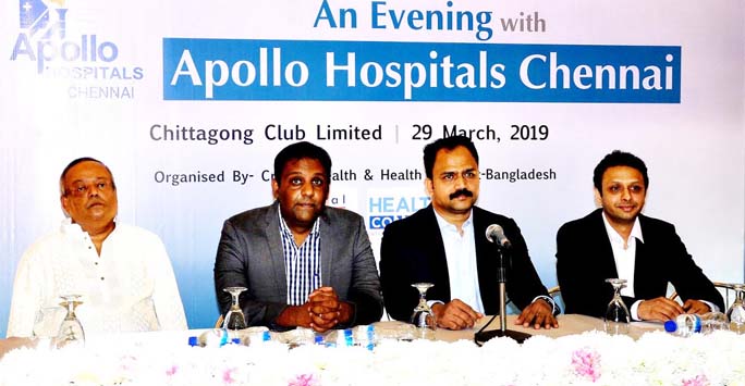 A seminar was held on Orthopedic and Cardiology under the direct supervision on Apollo Hospitels Channai on Friday. Chief Executive Officer of Crystal Health Service Mohammed Ullah presided over the seminar at Chittagong Club . Senior Consultant of Card