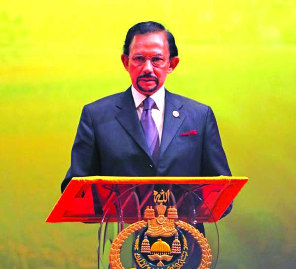 Brunei's Sultan Hassanal Bolkiah called for "stronger"" Islamic teachings in the country on Wednesday."