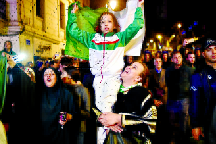 The resignation of Algerian leader Abdelaziz Bouteflika sparked scenes of jubilation in the capital. Internet photo