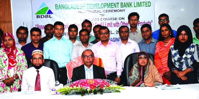 Manjur Ahmed, Managing Director of Bangladesh Development Bank Limited (BDBL), attended a training course on "Assessment of Working Capital, Cash Credit Limit with Other Loan Products" at the Bank's Training Institute in the city recently. Rubina Yeasm