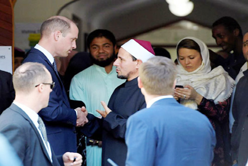 Prince William is on a two day visit to New Zealand to show his support for Christchurch after the recent mosque attacks that claimed 50 lives.