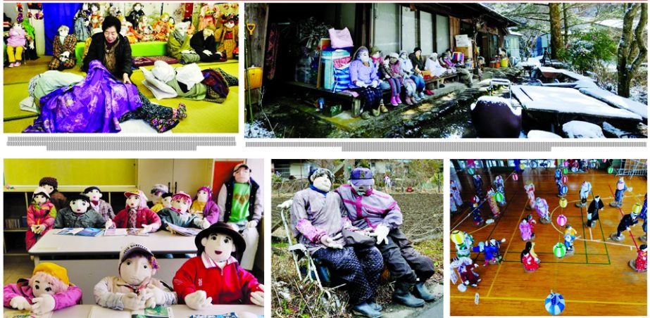 Japanese woman fills a lonely village with life-sized dolls