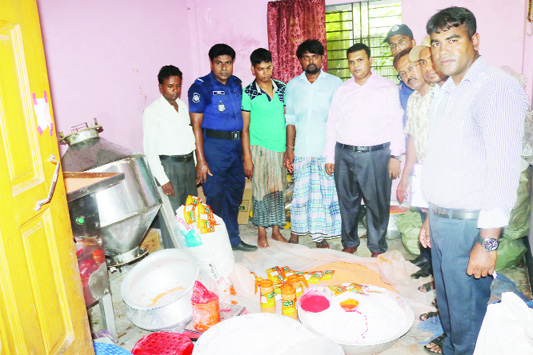 BANCHARAMPUR (Brahmanbaria): Fake juice making factory was unearthed at Bancharampur Upazila on Thursday.