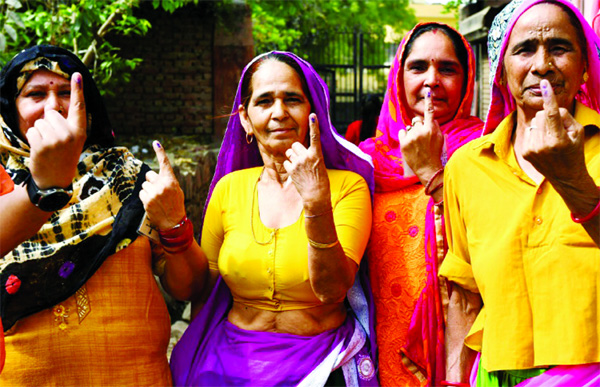 Fifty-nine seats were up for grabs across India on Sunday on the sixth voting day in the country's marathon elections.
