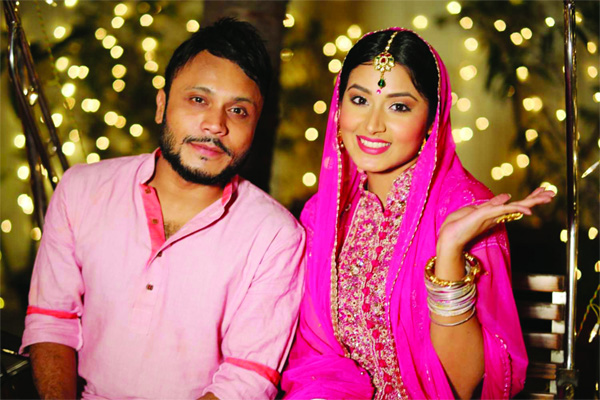 Mishu Sabbir and Tasnia Faria in drama â€˜Premikar Biye-2â€™ on Deepto TV at 6:00pm on second day of Eid