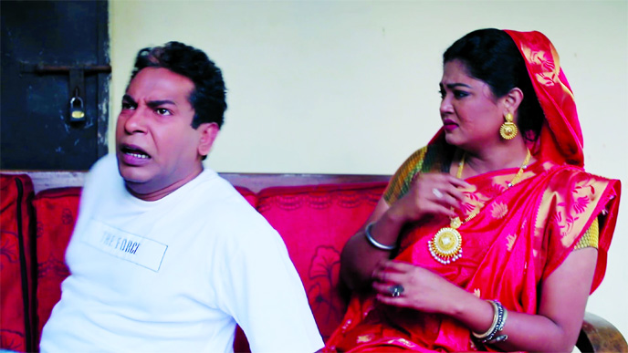 Mosharraf and Moushumi Hamid in Eid serial â€˜Amito Se Naâ€™ on Banglavision at 9:55pm