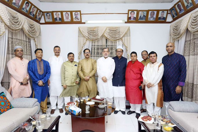 Deputy Commissioner of Chattogram Mohammed Illius Hossain arranged a get-togather at his residence on Eid day .Whip of the Jatiya Sangsad Samsul Hoque Chowdhury MP, Member of Parliament from Rowzan Fazley Karim Chowdhury, Mayor of Chattogram City Cor