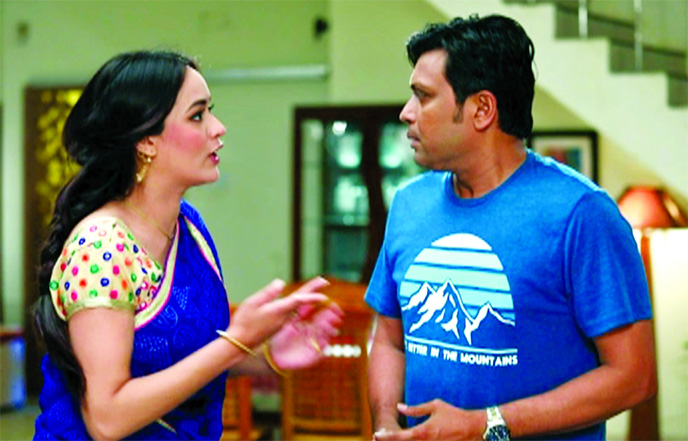 Ahona and Anisur Rahman Milon in Eid serial â€˜Prem-er Dustuchokroâ€™ on ATN Bangla at 9:30pm