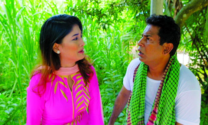 Sarika and Mosharraf Karim in Eid drama â€˜Dorodi Maznu Kotha Boleyâ€™ on Banglavision at 11:45pm