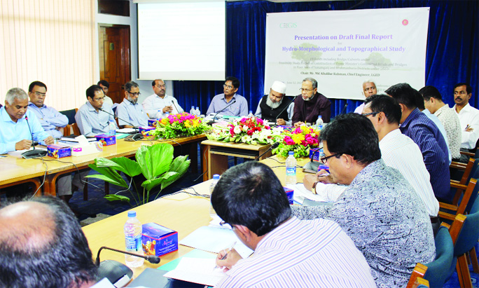 A review meeting on hydrology morphological draft report on construction of bridges and culverts on 19 roads in B'baria and Sunamganj haor area was held at LGED Headquarters yesterday. That was Prime Minister Sheikh Hasina's committed project. LGED C