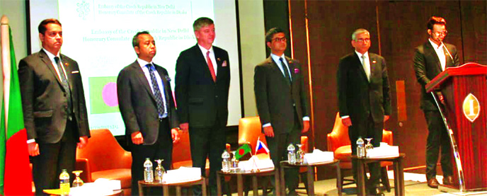 Czech Embassy in New Delhi and Honorary Consulate of the Czech Republic in Dhaka jointly organized a business forum on the defence industry where prominent companies from Czech Republic and other Bangladeshi companies participated in the forum aiming at f