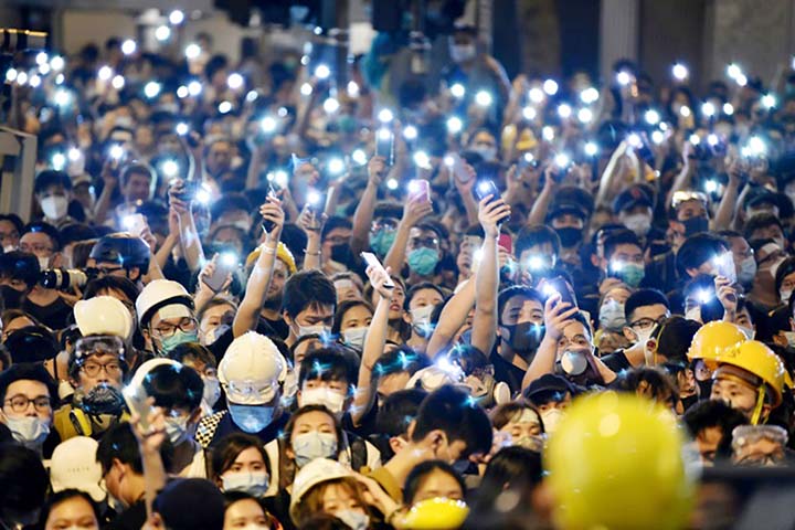 Hong Kong has been shaken by a wave of massive anti-government protests.