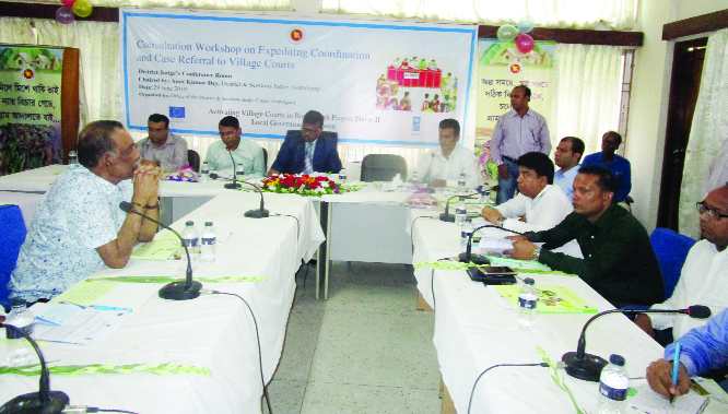 GAZIPUR: A daylong workshop on "Progress Report Presentation of the Project Implementing Under Special Allocation of Ministry of Science & Technology"" was held yesterday at Conference Room of Bangabandhu Sheikh Mujibur Rahman Agricultural University ("