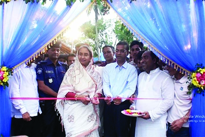 CHANDPUR: Education Minister Dr Dipu Moni MP inaugurated month -long 'Zamdani Shilpo Mela' at Municipal Eidgah Maidan on Saturday afternoon.
