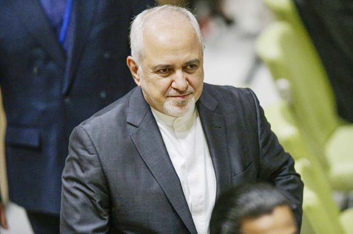 Iranian Foreign Minister Mohammad Javad Zarif addresses the United Nations.