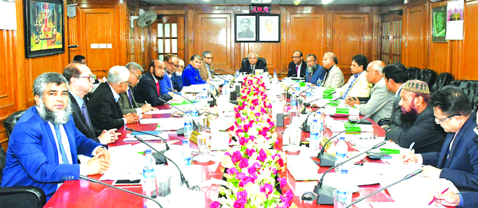 A meeting of the Board of Directors of Islami Bank Bangladesh Limited was held on Thursday at its head office. Professor Md. Nazmul Hassan, Chairman of the Bank presided over the meeting. Md. Shahabuddin, Vice Chairman, Directors, Md. Mahbub ul Alam, Mana