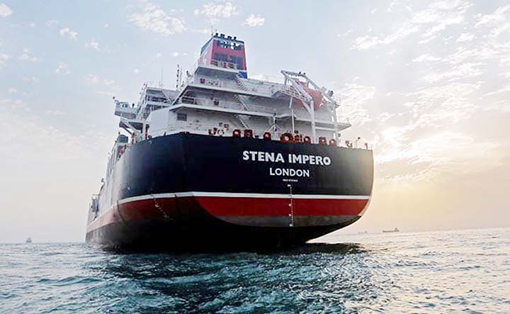 Iran seized the British-flagged tanker â€˜Stena Impero.