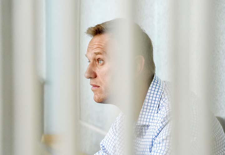 Navalny is serving a 30-day jail sentence for calling Saturday's rally.