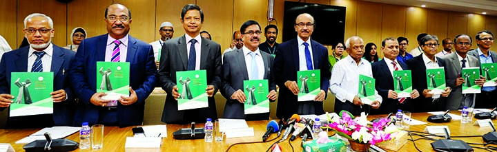 Bangladesh Bank Governor Fazle Kabir along with other senior executives of the Bank unveiled its flagship Monetary Policy Statement (MPS) for the first half of the current financial year (FY20) at the banks headquarters on Wednesday.