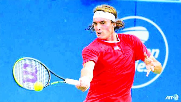 Greek top seed Stefanos Tsitsipas defeating Australia's Jordan Thompson to reach the ATP Washington Open quarter-finals in Washington on Thursday.