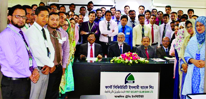 Md. Zahurul Haque, DMD of First Security Islami Bank Limited (FSIBL) attended a workshop on 'CMSME, Agri, Rural Credit Policy as per Guideline of Bangladesh Bank at Chattogram Regional Training Office of FSIBL recently. Senior officials of the bank were