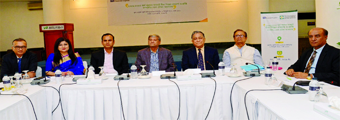 Planning Minister M A Mannan along with Dr. Mosharraf Hossain, Member of Insurance Development and Regulatory Authority (IDRA), attended at a discussion on "Round Table Discussion on Insurance Industry's Expectations and Attainments in the Budget 2019-2