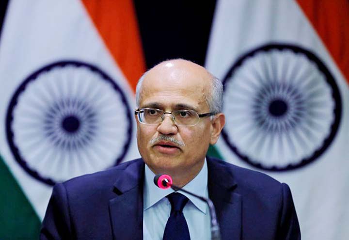 Foreign Secretary Vijay Gokhale briefed the envoys of the five permanent members of the UNSC about scrapping of Article 370.