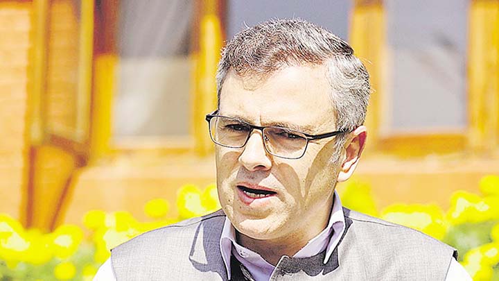 Former Jammu and Kashmir chief minister and National Conference leader Omar Abdullah.