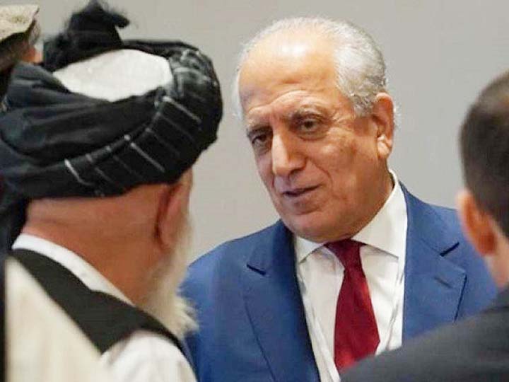 US Special Representative for Afghanistan Reconciliation Zalmay Khalilzad attends the Intra Afghan Dialogue talks in the Qatari capital Doha.