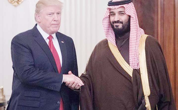 Trump affirmed Washington's readiness to cooperate with Saudi to support its security and stability.