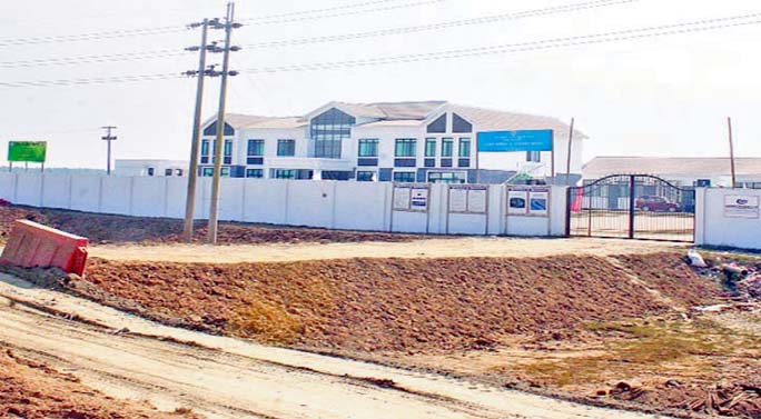 A view of newly -constructed Mirsarai Economic Zone at Mirsarai.