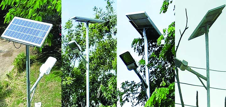 RANGPUR: The authority of Begum Rokeya University , Rangpur installed ten solar street lights on the campus aiming at popularising use of renewable sources of energy in the city on Monday.