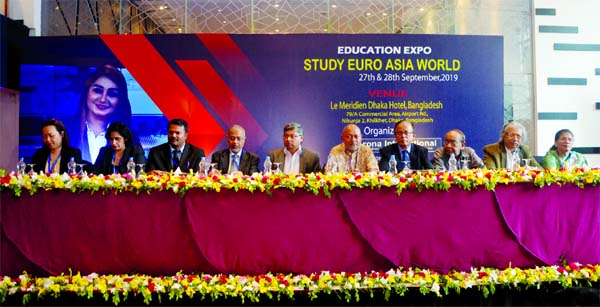 A 2-day International Education Expo dubbed as 'Study Euro Asia World 2019' was inaugurated at the city' Le Meridien Dhaka Hotel on Friday. Arona International organized the Expo to facilitate the Bangladeshi students willing to study in Malaysia.