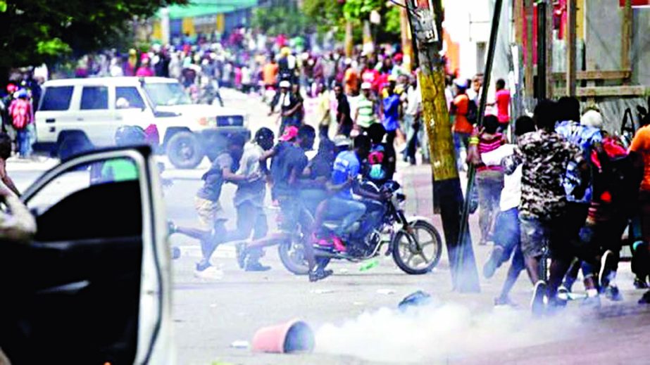 Protesters are demanding the resignation of Haiti President Jovenel Moise Internet photo