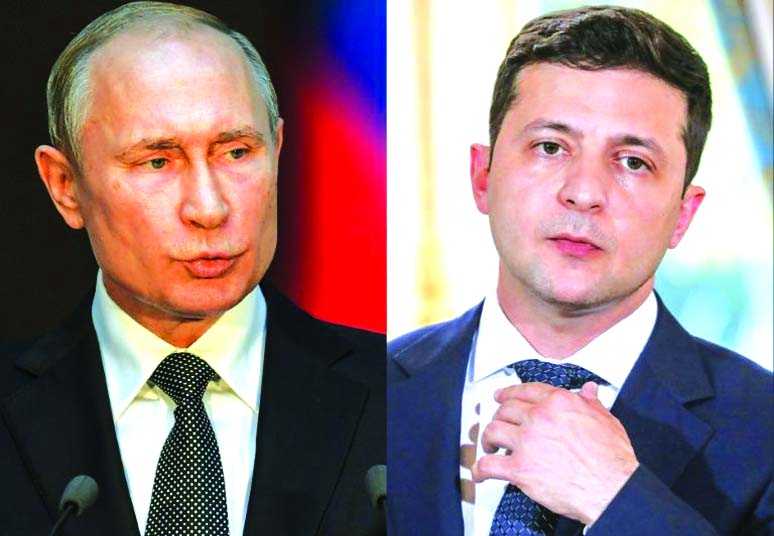 France's said conditions are right for a summit which would include Russian President Vladimir Putin and Ukraine's President Volodymyr Zelensky.