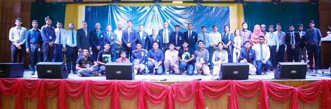 Pro-Vice Chancellor of BUP Prof M Abul Kashem Mozumder, PhD distributes awards amongst the participants of the BUP 2nd National Quiz Festival 2019 held at Bangladesh University of Professionals recently.