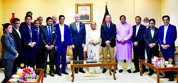 President of the Federation of International Football Association (FIFA) Gianni Infantino called on Prime Minister Sheikh Hasina at her office and posses for a photo session on Thursday.