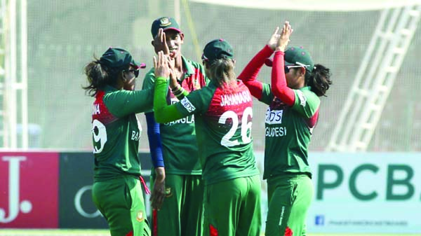 Bangladesh squared the two-match women's ODI series against host Pakistan as they won the second match in Lahore by one wicket on Monday.