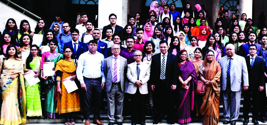A total of 142 students from different departments of Dhaka University have been awarded 'The Duke of Edinburgh International Award' for their success in various extra-curricular activities. Dhaka University VC Prof Dr Md Akhtaruzzaman distributed awar