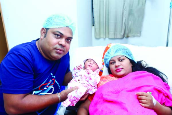 Model photographer Mohsin becomes father of a daughter: Popular model photographer Mohsin Ahmed Kawsar became father yesterday. His wife Saima Akhter Ilamoni gave birth to a baby girl at a city hospital in Sylhet on November 22 night. It is their first is