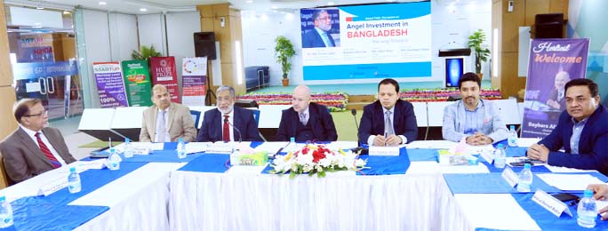 Md. Sirazul Islam, Executive Chairman, Bangladesh Investment Development Authority addresses a roundtable on 'Angel Investment in Bangladesh: The Way Forward' jointly organized by Daffodil International University and Venture Capital & Private Equity As