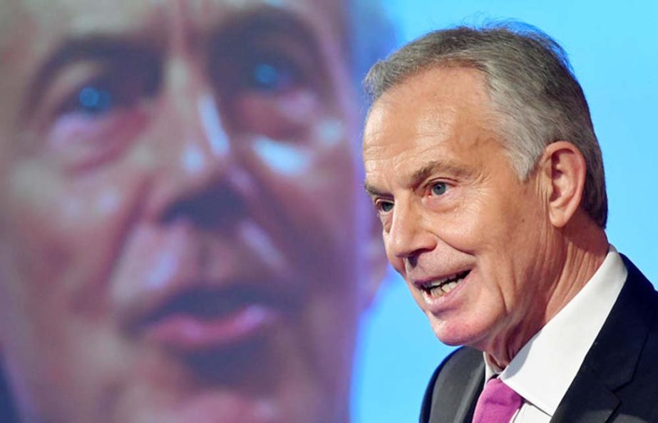 Former British Prime Minister Tony Blair said neither the Conservatives nor Labour were fit to govern.