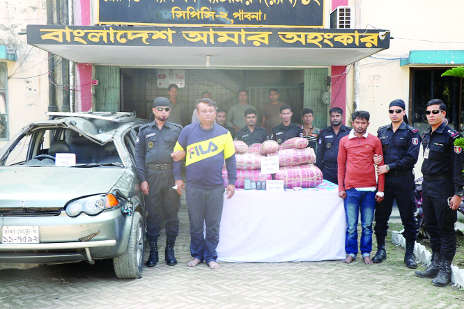 PABNA: Two persons were arrested from Maligachha area in Pabna by RAB-2 on Wednesday.