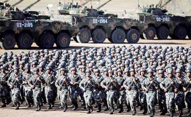 China's ground forces alone exceed one million personnel