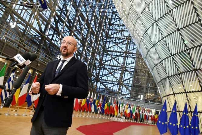 EU President Charles Michel says he hopes after Johnson's victory that there will be "loyal negotiations"" with Britain"