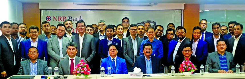 Md Zakir Hossain Chowdhury, Operational Head of Bangladesh Financial Intelligence Unit (BFIU), attended an awareness build up workshop on AML & CFT issues for the Senior Management of NRB Bank Limited held at the bank's Institute of Learning & Developmen